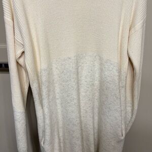 lululemon Ribbed Knit Sweater Tunic – Cream – Medium